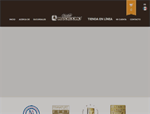 Tablet Screenshot of chocolatemayordomo.com.mx